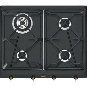 Plita Smeg Coloniale SRV864AOGH, 60 cm, negru