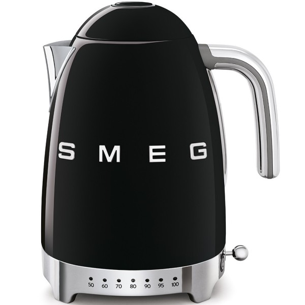 Fierbător apă Smeg cu temp. reglabilă RETRO 50 negru