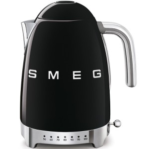 Fierbător apă Smeg cu temp. reglabilă RETRO 50 negru
