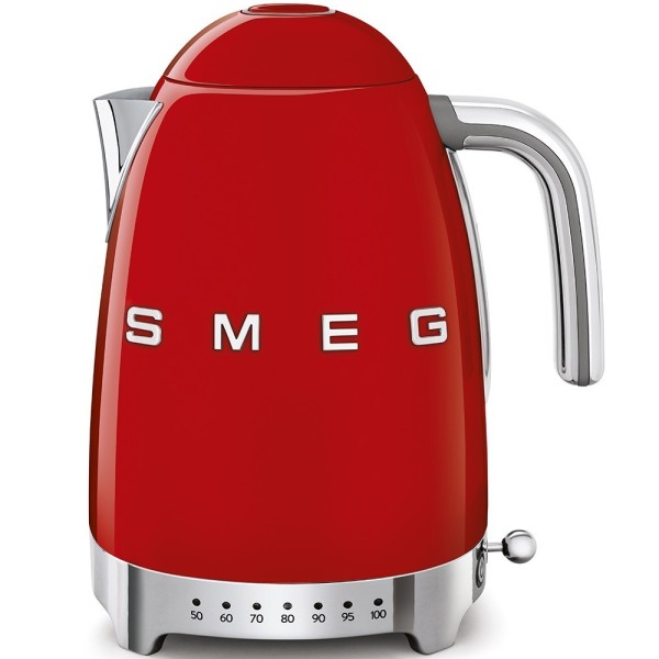 Fierbator Smeg RETRO 50 rosu cu temperatura reglabila