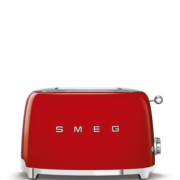 Prajitor de paine Smeg Retro rosu, 2 felii