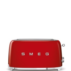 Prajitor de paine Smeg Retro, rosu, 4 felii