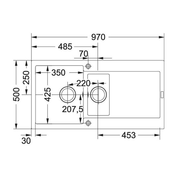 Chiuveta Franke MRG-651 Bej Inchis