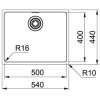 Chiuveta Franke Maris MRX 110-50, inox, 50x40 cm