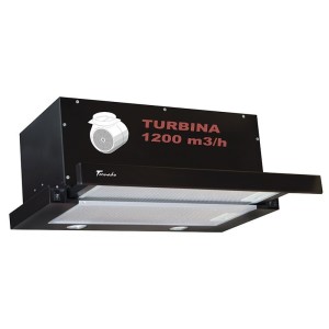 Hota telescopica TORNADO Storm 1200 Negru LED