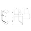 Frigider Smeg FAB50RPB5, No Frost, albastru deschis