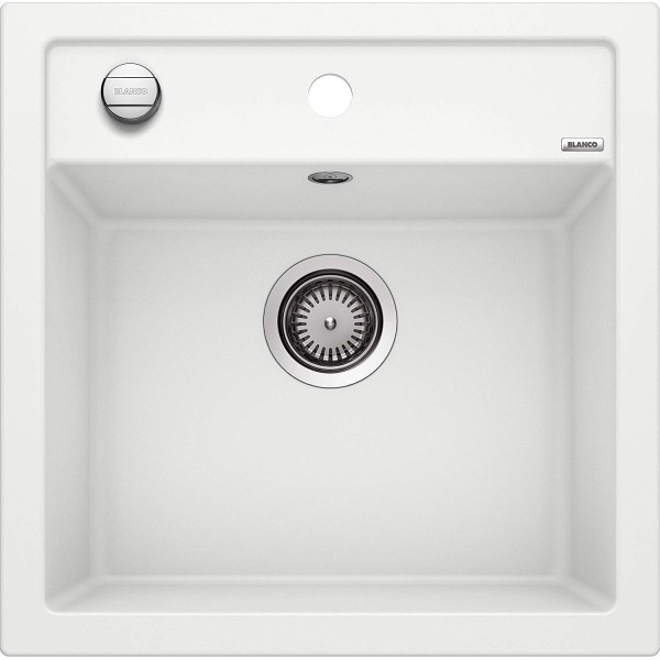 Chiuvetă Granit Blanco Dalago Alb 515 x 510 mm