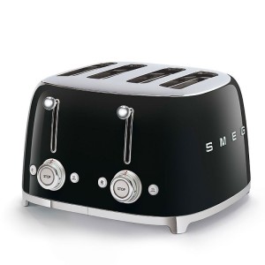 Prajitor de paine Smeg TSF03BLEU, 2000W, Negru Retro