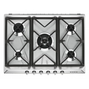 Plita Gaz Smeg Victoria SR975XGH, Inox, 70 cm