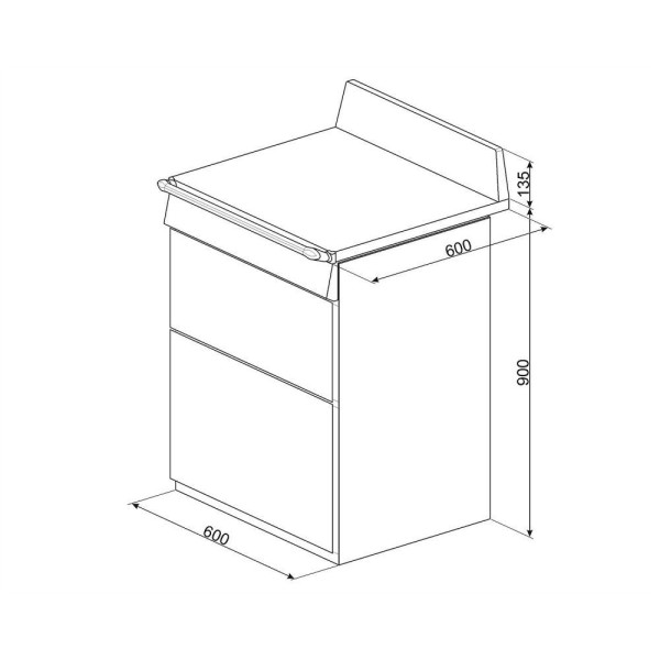 Aragaz mixt Smeg Victoria TR62P, crem, retro design