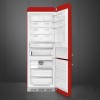 Combina frigorifica retro Smeg FAB38RRD6, rosu