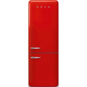 Combina frigorifica retro Smeg FAB38RRD6, rosu
