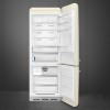 Combina frigorifica retro Smeg FAB38RCR6, crem