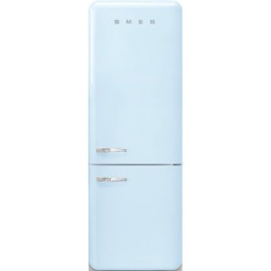 Combina frigorifica retro Smeg FAB38RPB5, 70 cm latime, No Frost, clasa A++, albastru deschis, inverter, Ice maker