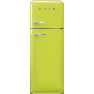 Frigider Retro cu 2 usi Smeg FAB30RLI6, Lime