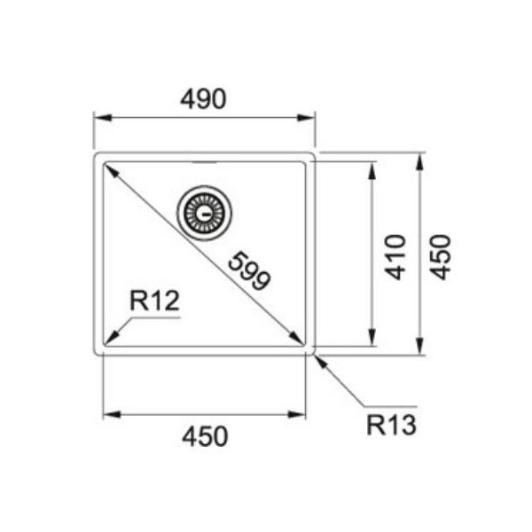 Chiuveta Franke Box BBX 210/110-45 Inox Lucios