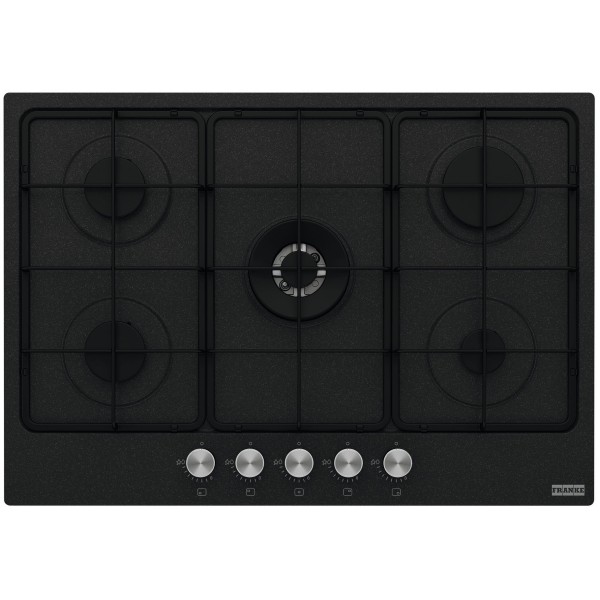 Plita Gaz Franke Smart 750 cu 5 Arzatoare, Negru