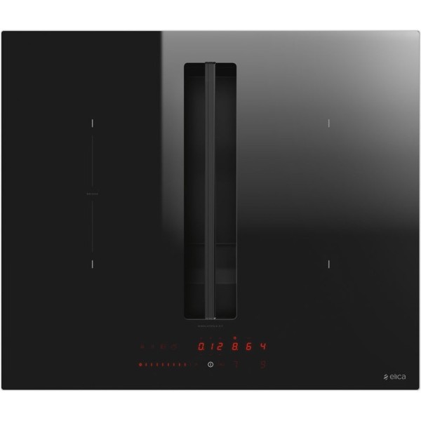 Plită cu inducție cu hotă Elica Neagră 60cm