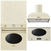 Pachet electric Smeg: Cuptor, Plită, Hotă, Microunde