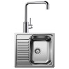 Pachet Inox Chiuveta + Baterie Blanco TIPO 45 S MINI