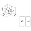 Cos Gunoi Automat Incorporat Blanco BOTTON Pro 13L