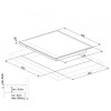 Plita Inductie Smeg Cortina SI764AOM 60 cm