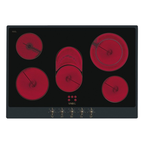 Plita incorporabila Smeg Coloniale P875AO, 72 cm