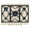 Plita Gaz Smeg Colonial SRV876POGH - Retro, Crem