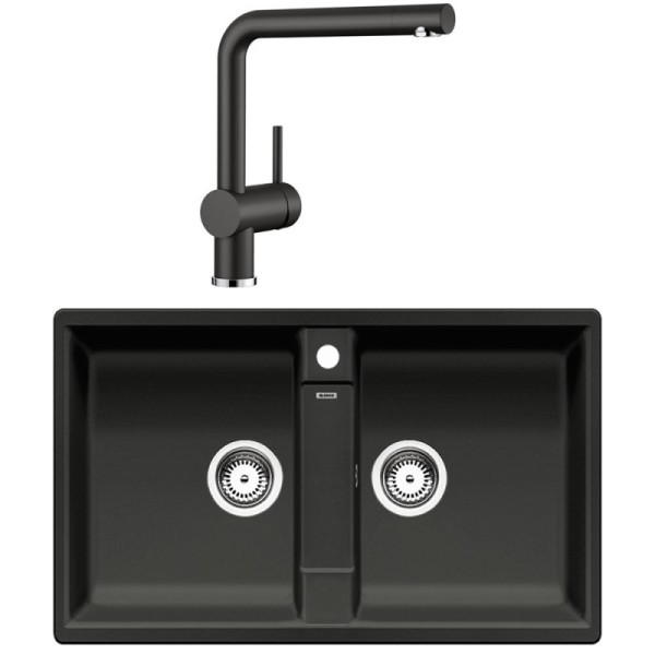 Pachet Chiuveta Zia 9 si Baterie LINUS Antracit