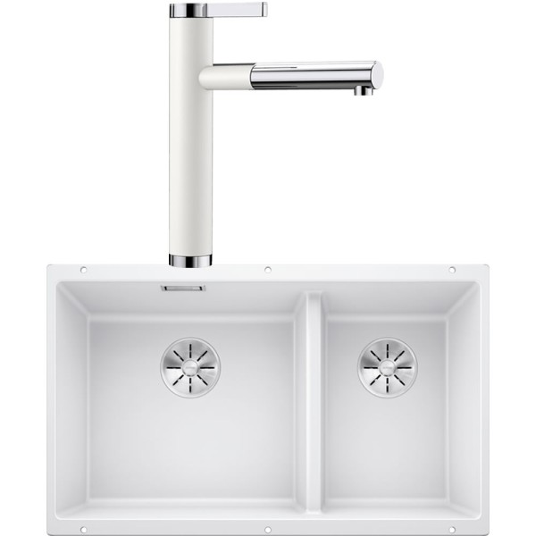 Pachet Chiuveta Subline 430/270-U si Baterie LINEE-S