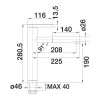 Pachet Blanco Chiuveta Subline 800-U si Baterie LINEE-S