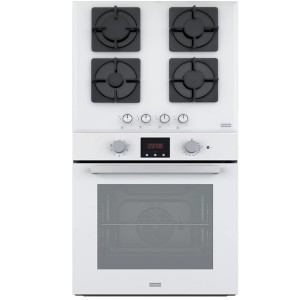 Cuptor Electric Plita Gaz Franke Sticla Alba