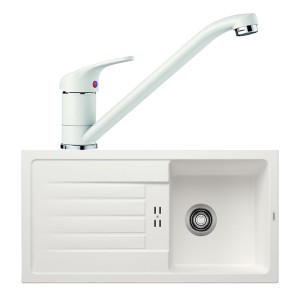 Pachet Chiuveta Blanco FAVUM 45 S și Baterie DARAS