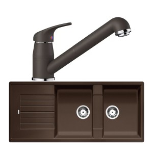 Pachet chiuveta Blanco Zia 8 S Cafea si baterie DARAS-S