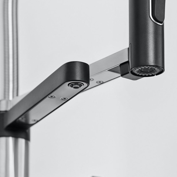 Baterie Bucatarie BLANCO EVOL-S Pro, Negru Mat