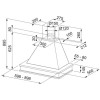 Hota decorativa Franke alb, 60cm, putere 450mc/h