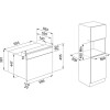 Cuptor cu microunde Franke Mythos, inox-cristal negru