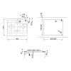 Plita Smeg Inox P261XGH cu gratare din fonta