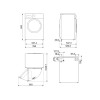 Masina de spalat rufe Smeg 10 kg, Alb, Clasa A
