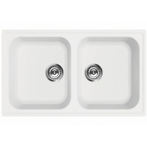 Chiuveta Smeg Cu 2 Cuve Alb LZ862B