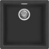 Chiuveta de bucatarie Smeg VZP45N 456x456mm Negru