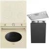 Pachet electrocasnice Smeg crem cu design retro