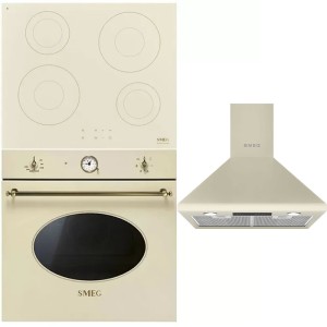Pachet Smeg Electric Crem Cuptor, Plita si Hota