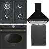 Pachet Smeg Cuptor Plită Hotă Mașină de Vase