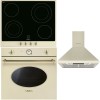 Pachet Smeg Colonial Crem: Cuptor, Plita, Hota
