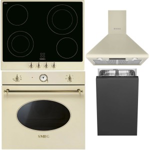 Pachet electrocasnice Smeg Colonial crem