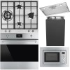 Pachet Smeg Inox: electrocasnice pentru bucătăria ta