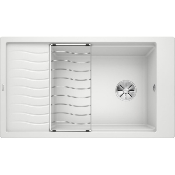 Chiuveta Blanco ELON XL 8 S-ALB cu gratar inox