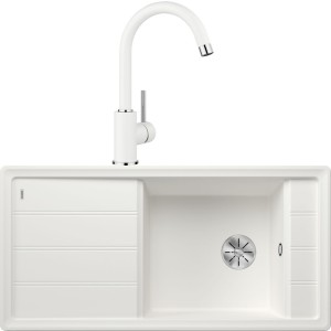 Pachet Chiuveta Blanco FARON XL 6 S si Baterie MIDA