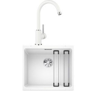 Pachet Chiuveta și Baterie Blanco Etagon 500-U